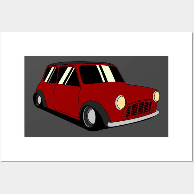 Classic Mini. Wall Art by Randomart